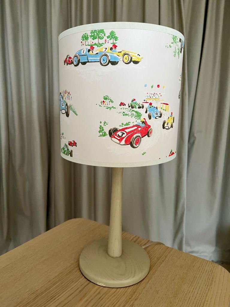image for Vintage table lamp – Cath Kidston pattern
