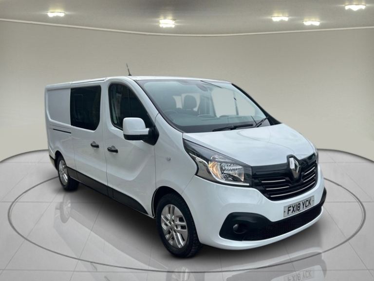 2018 Renault Trafic 1.6 dCi 29 Sport Nav Crew Van Double Cab 6dr Diesel Manual LWB Euro 6 (120  C...