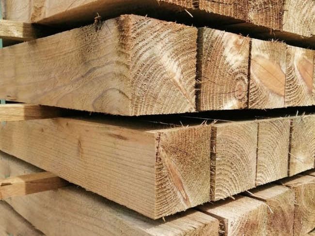 Wooden Garden Posts 75mm, 100mm, 150mm and 200mm. From £7