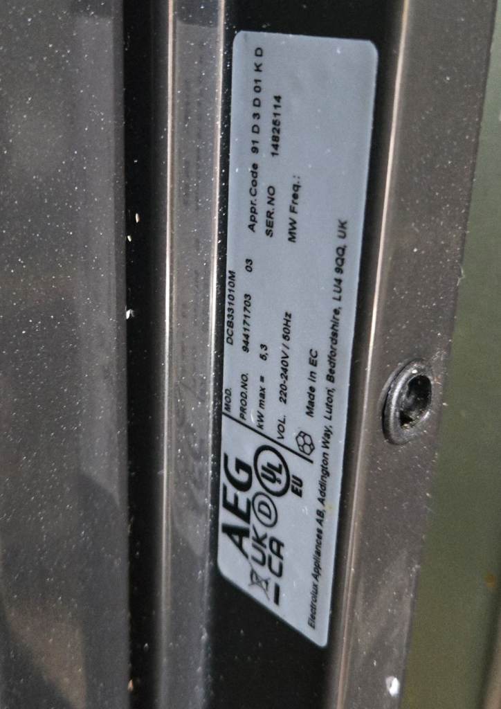 AEG DEB331010M SurroundCook Built-In Electric Double Oven, Stainless Steel, A Rated, 2x Available