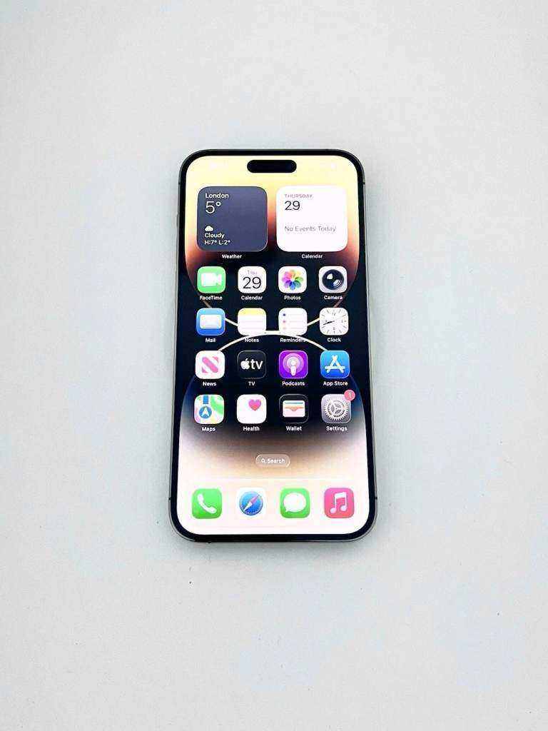 Apple iPhone 14 Pro, 128GB, Gold, Used Condition, £299, Genuine sale.