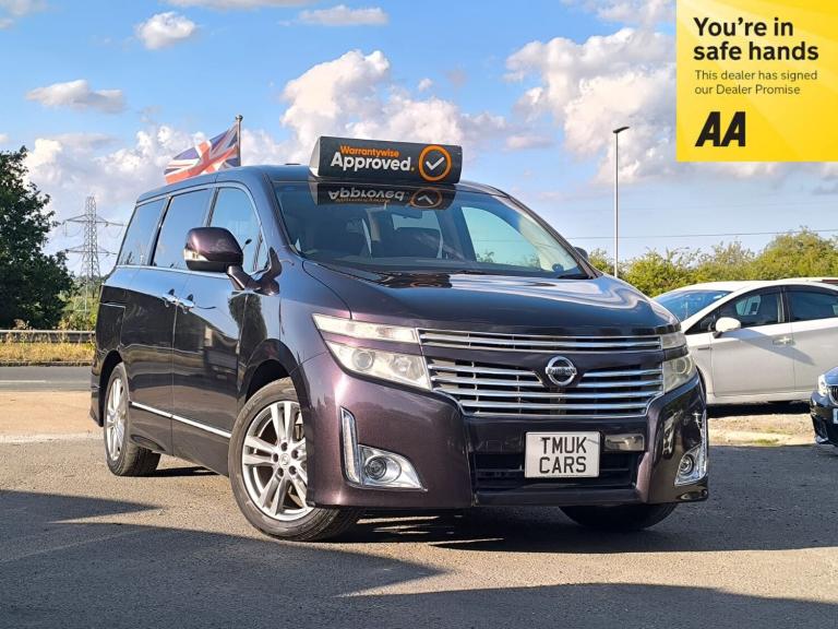 2013 Nissan Elgrand 2.5 Petrol 7 Seats P/Leather Roof LED ULEZ Compliant MPV Petrol Automatic