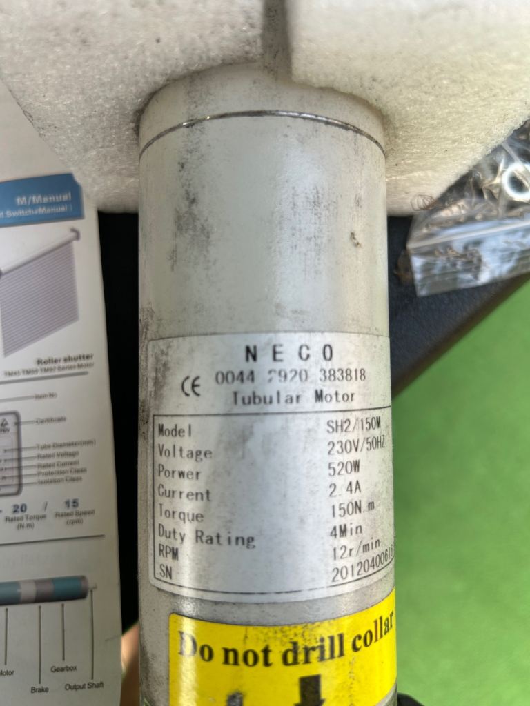 Roll up garage door motor 