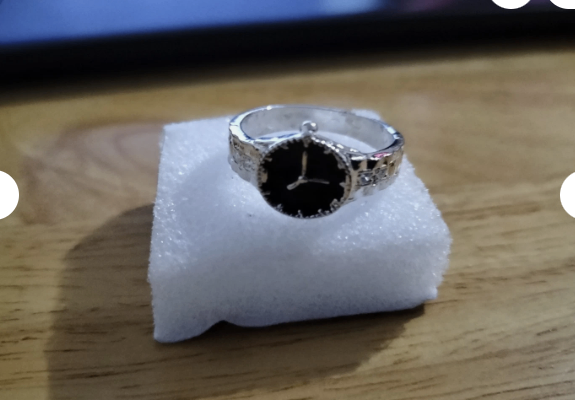 silver 925 watch ring