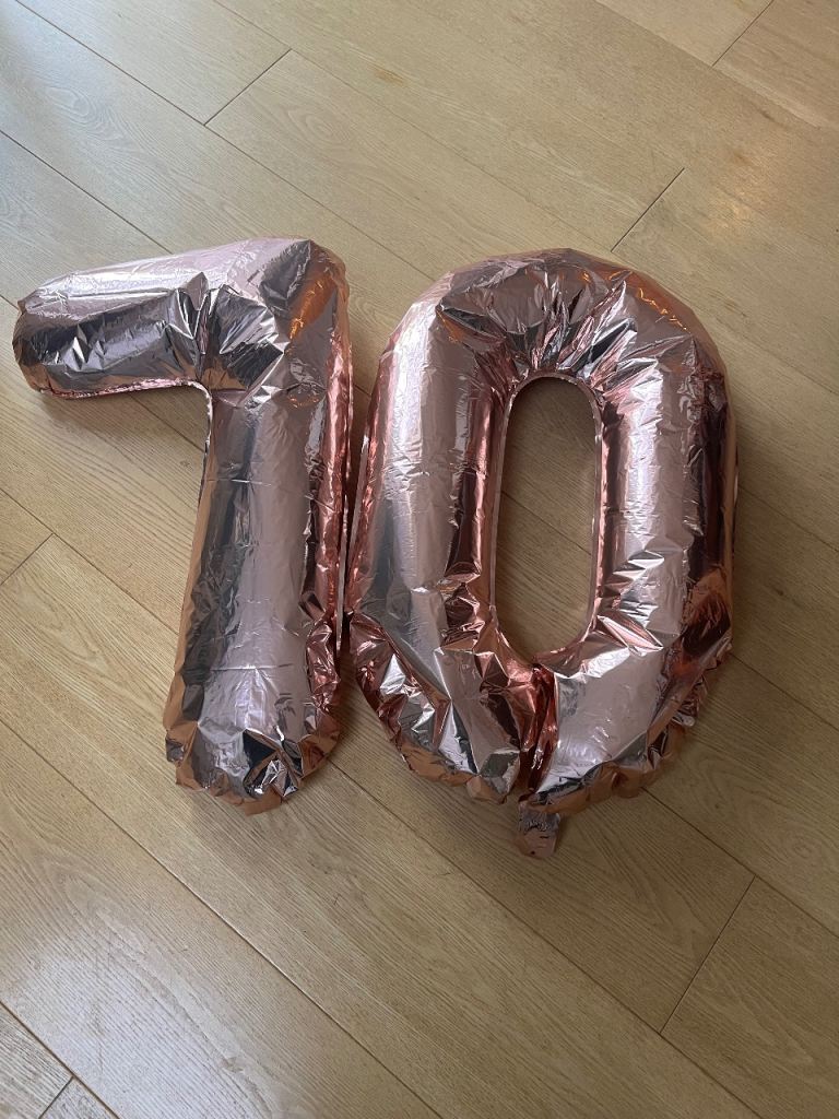Rose Gold nos 70 Balloons Ex Condition