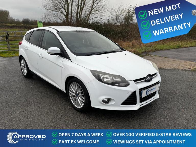 2012 Ford Focus (61) 1.6 TDCI 115 BHP 5 DOOR HATCHBACK ZETEC HATCHBACK Diesel Manual