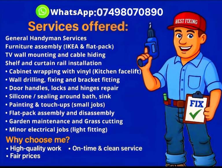 Handyman in great Manchester 