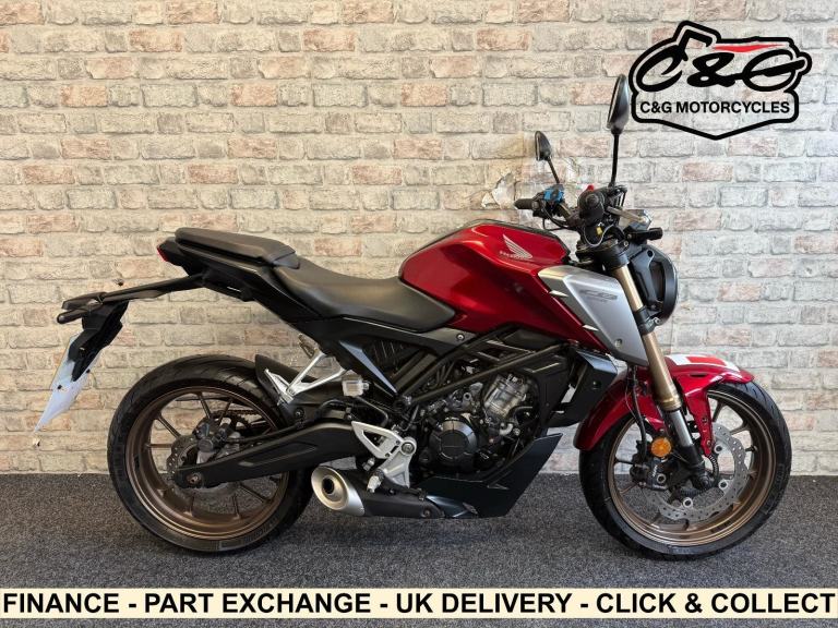 2021 Honda CB125r / CB125n - Long Mot - 14k miles - Red - Learner legal