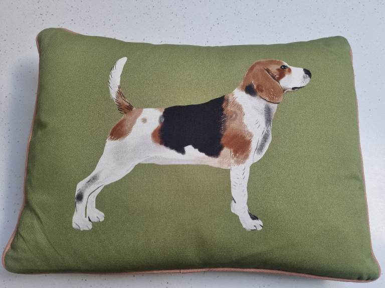 Beagle cushion brand new