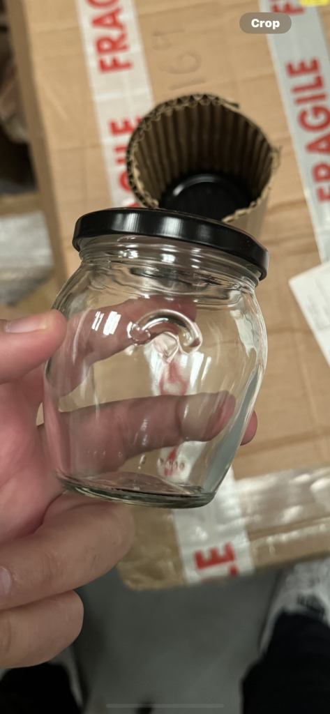 212ml Orcio Jam Jar With Twist Off Lid  joblot cafe candle