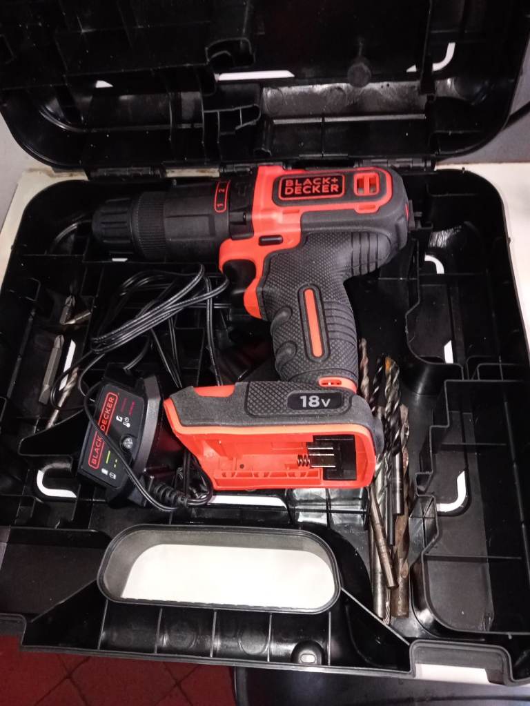 18v drill with attachment s