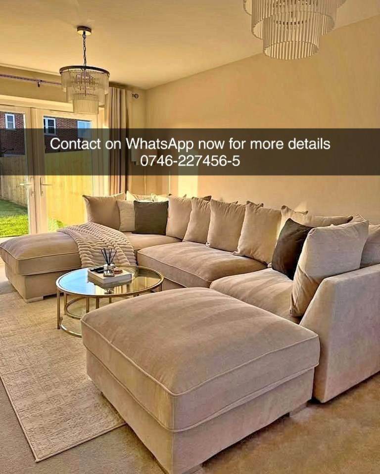 Sale on Brand New Luxury Corner Sofas – U‑Shape Sofa in Multiple Colours