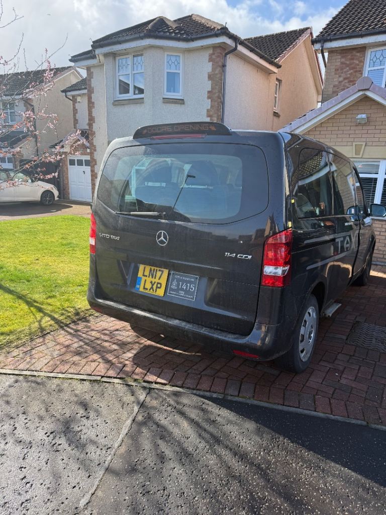 Mercedes Vito Taxi & License for Glasgow 