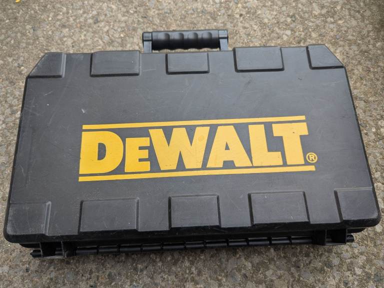 DEWALT STORAGE BOX FOR DCH273 DCH273P2 HAMMER DRILL IN GOOD CONDITION. DEWALT TOOL BOX. I HAVE MORE