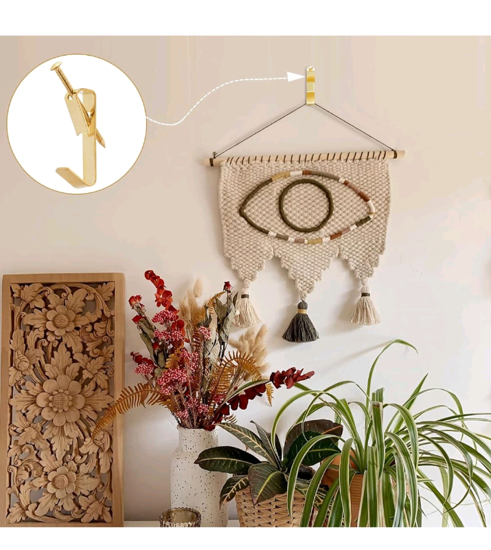 Bnip 60Pcs Picture Frame Hooks   