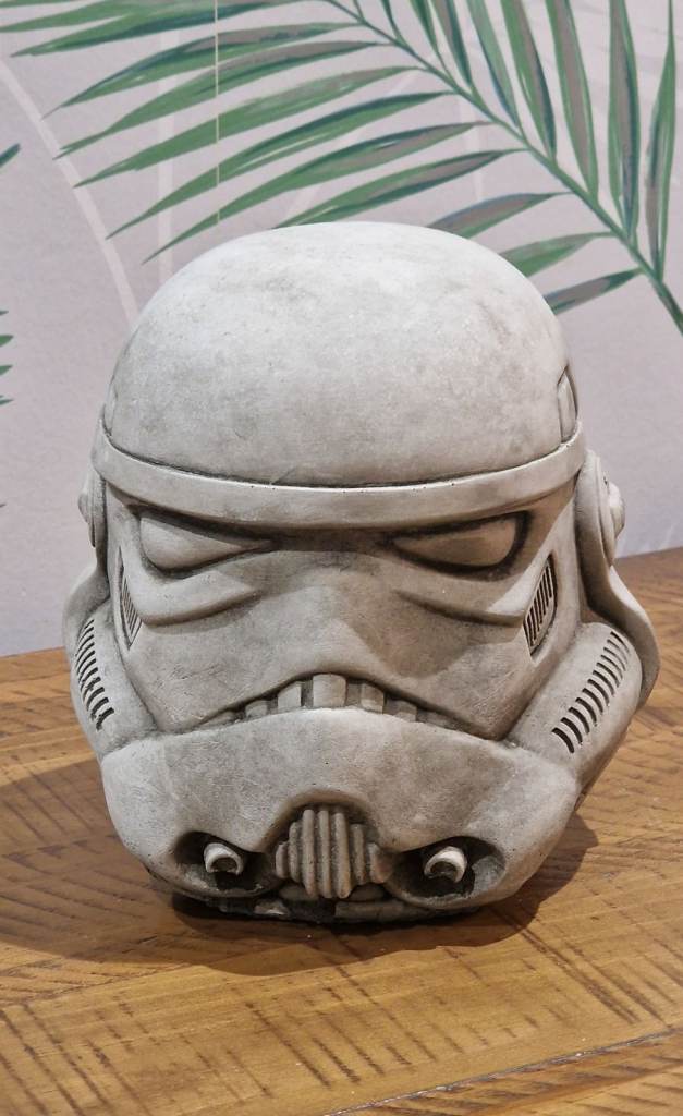 Stormtrooper Helmet Star Wars stone statue,garden ornament