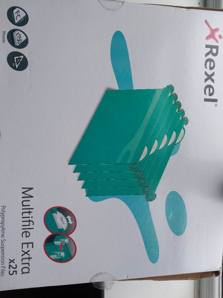 Rexel Multifile Extra A4 Polypropylene Suspension Files