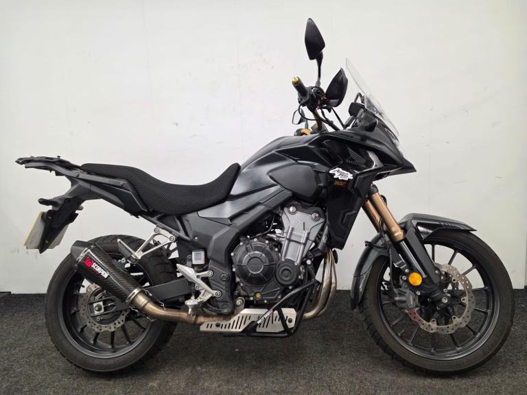 HONDA CB500X ** RALLY RAID SUMP GAURD - RENTHAL FAT BAR - SHOWA FORKS **