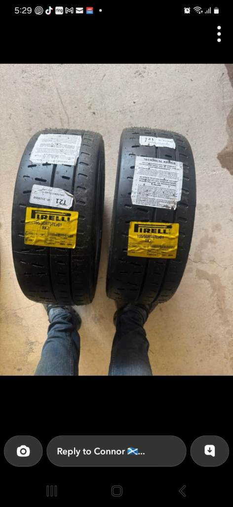 195 50 15 rally tyres pirelli RK tarmac 
