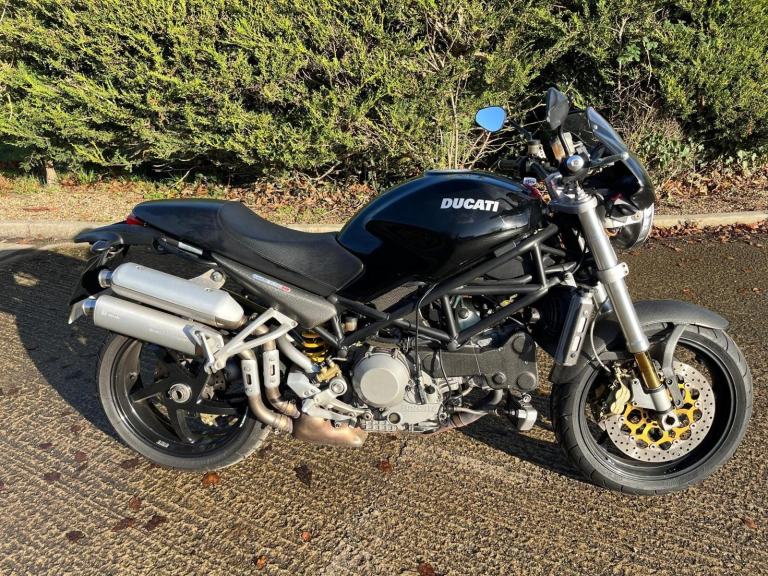 2004 04 DUCATI S4R MONSTER 1000 CLASSIC NAKED 996 S4 R BLACK 11k MILES ONLY