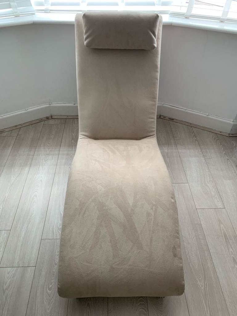 Suede Chaise Long
