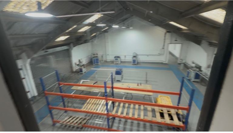 WAREHOUSE UNITS IN BARKING AND EXTENSIVE LUXURIOUS MEZZANINE - FURNITURE INCLUDED