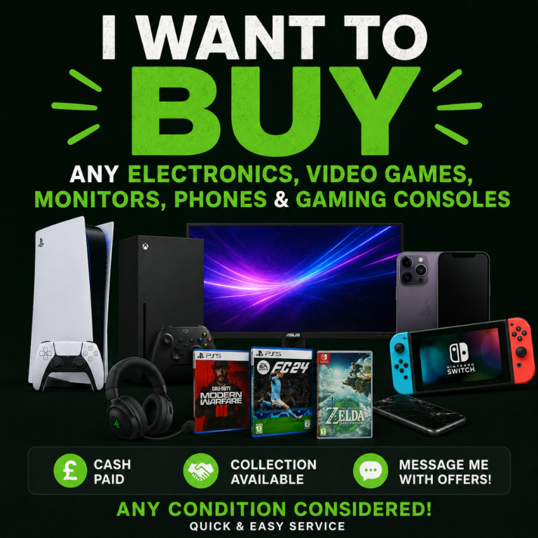 I WANT TO BUY YOUR ELECTRONICS!!