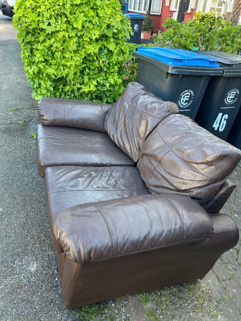 Free leather sofa