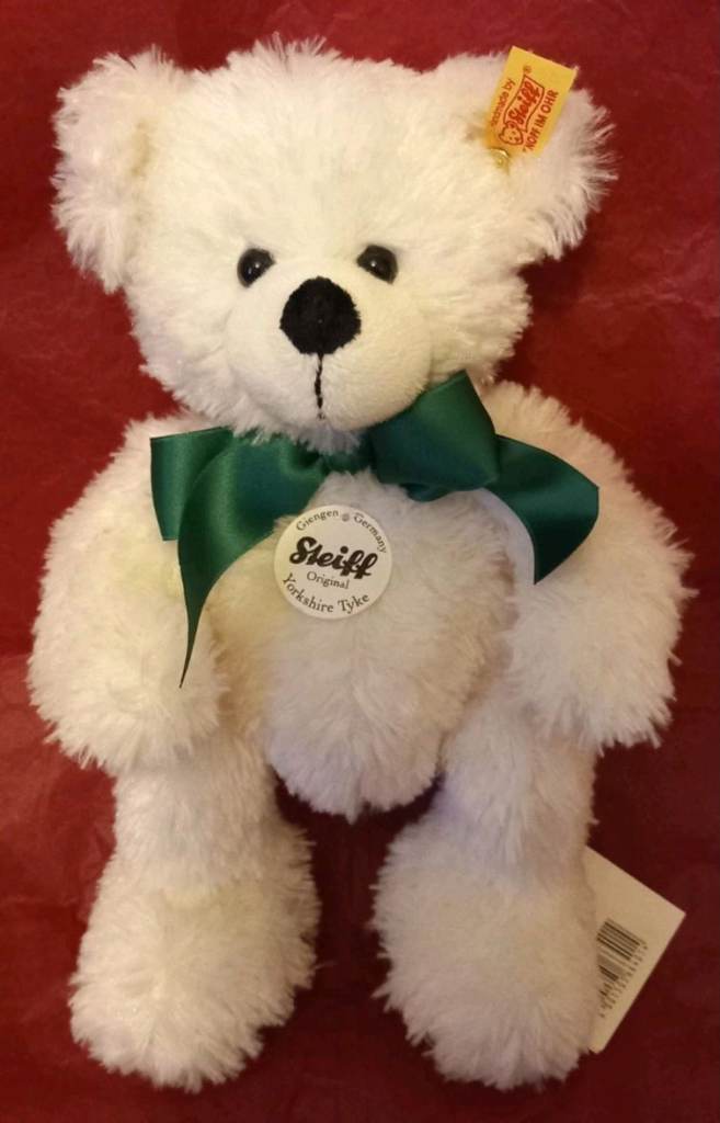 Steiff Yorkshire Tyke Rose Teddy Bear - 664014 - RARE