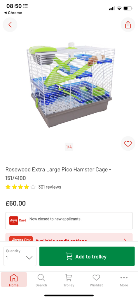Hamster cage NEW