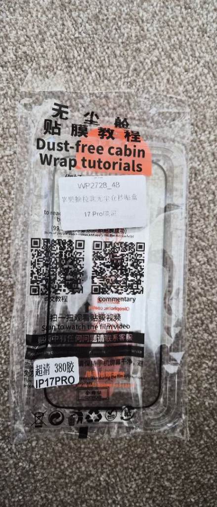 10× iphone 17 pro screen protectors 