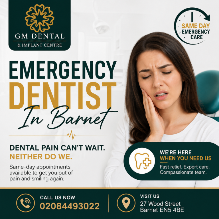 Emergency Dentist In Barnet: Where Can I Get Urgent Dental Care?