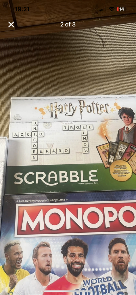 New and sealed board games 