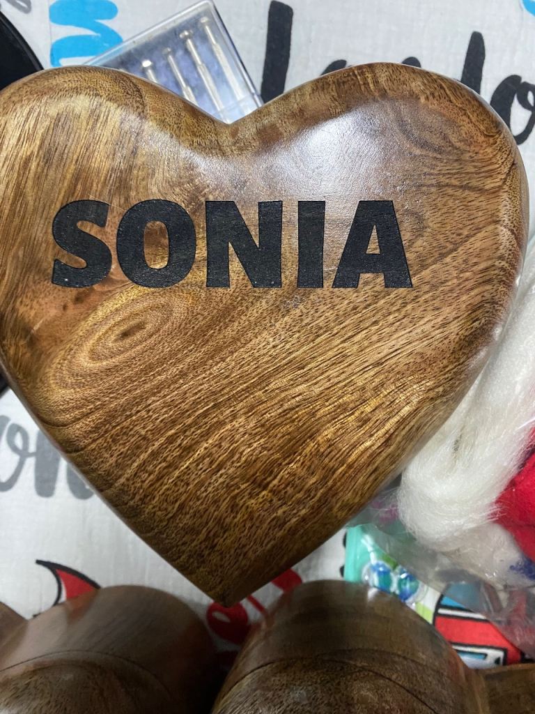 SONIA named jewellery trinket box 
