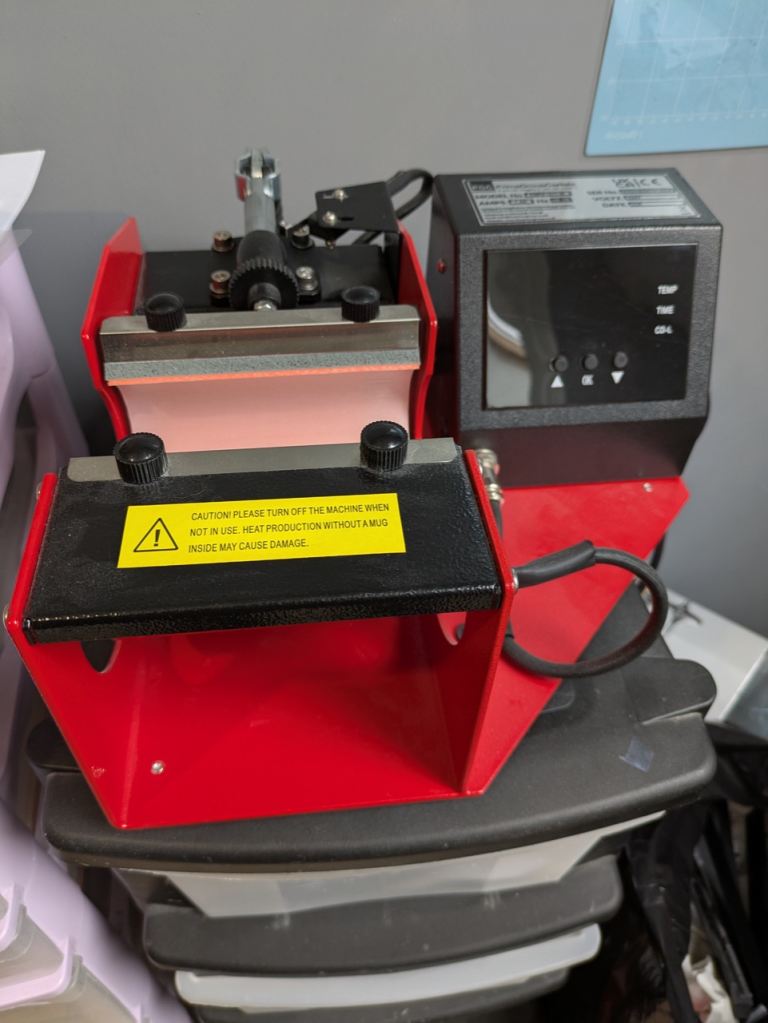 Sublimation Mug Press Made By Prima Far Better Than Cricut Ones – Virtually New!