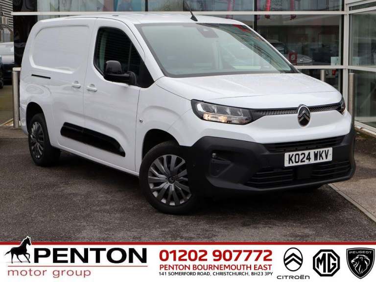 2024 Citroen Berlingo 1.5 BlueHDi 100ps Van Driver PANEL VAN DIESEL Manual