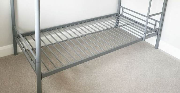 Metal Bunk Bed With Ladder [£80] (SAME DAY DELIVERY AVAILABLE)