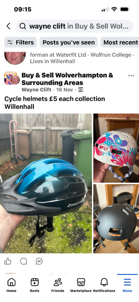 Cycle safety helmets