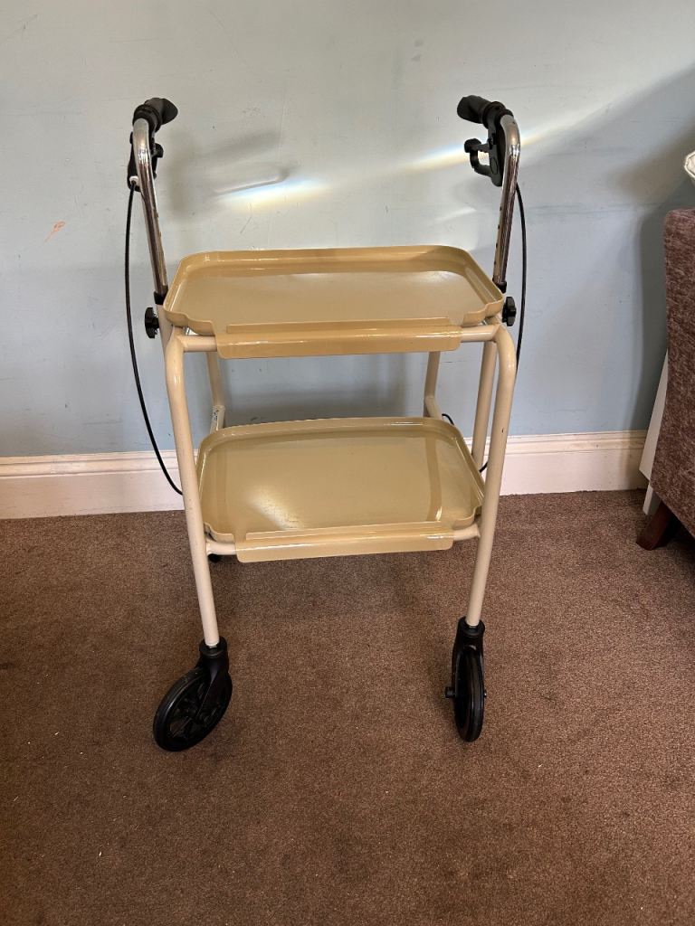 Days Trolley Walker with 2 Detachable Trays  Good condition  D214