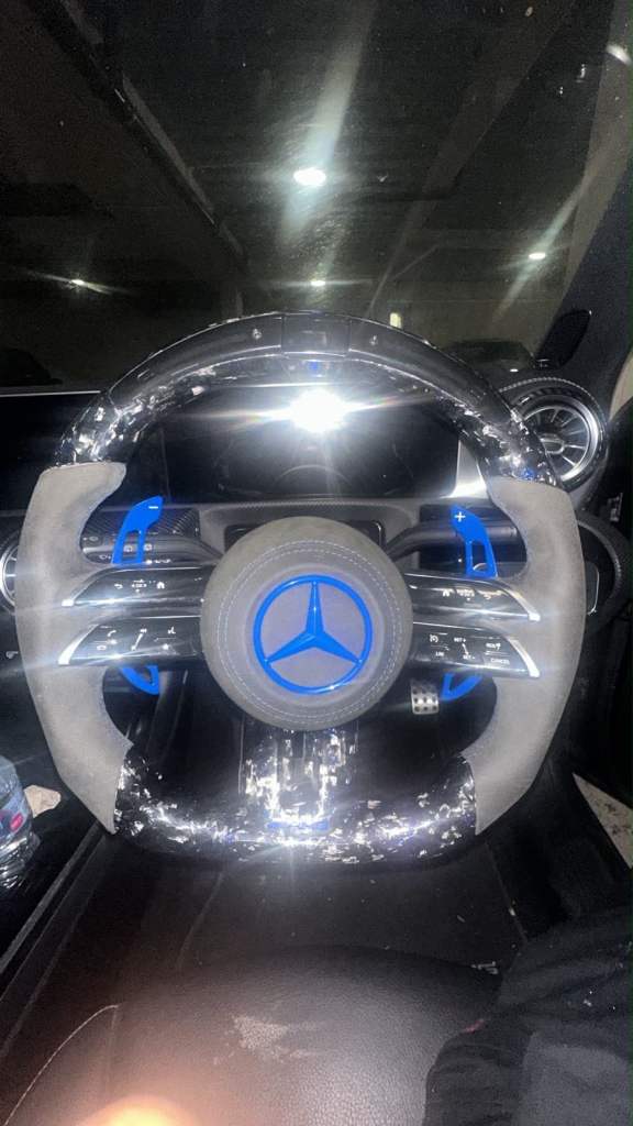 Mercedes Benz Steering Wheel with Digital Dials Custom