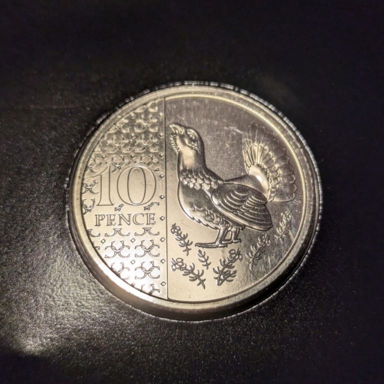 10p 2023 - PRIVY MARK King Charles III uncirculated ChangeChecker coin