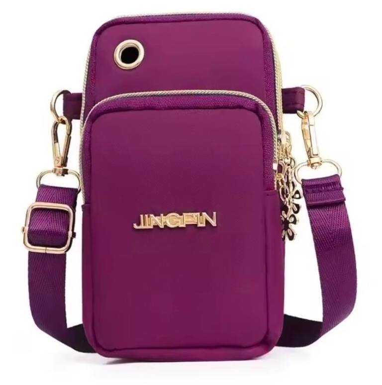 Women’s Crossbody Phone Bag – 3 Layer Mini Wallet Purse