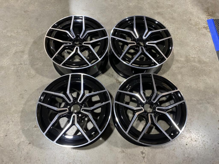 19" Inch Mercedes EQ Style Wheels A C E S CLASS W204 W205 W212 W213 W221 W222 5x112