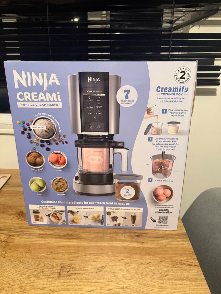 NINJA CREAMI 7-IN-1 ICE CREAM MAKER