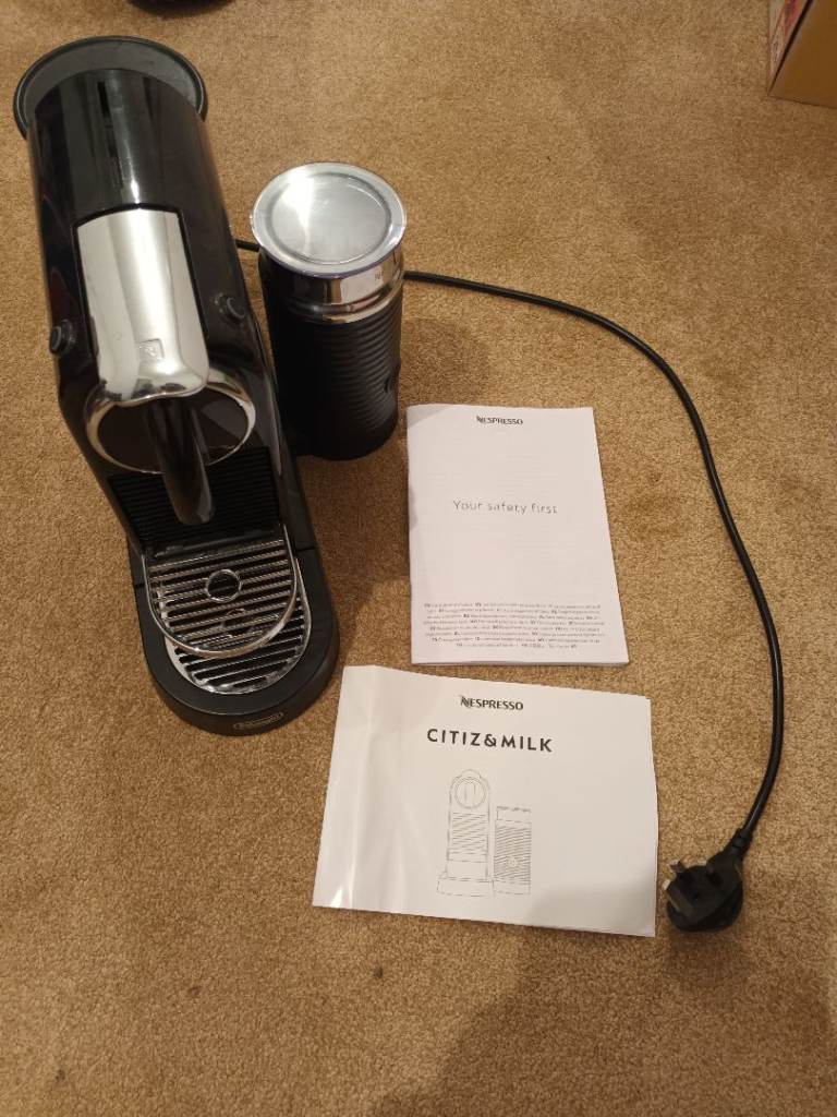 Nespresso Citiz&Milk Coffee Machine with Aeroccino – Black