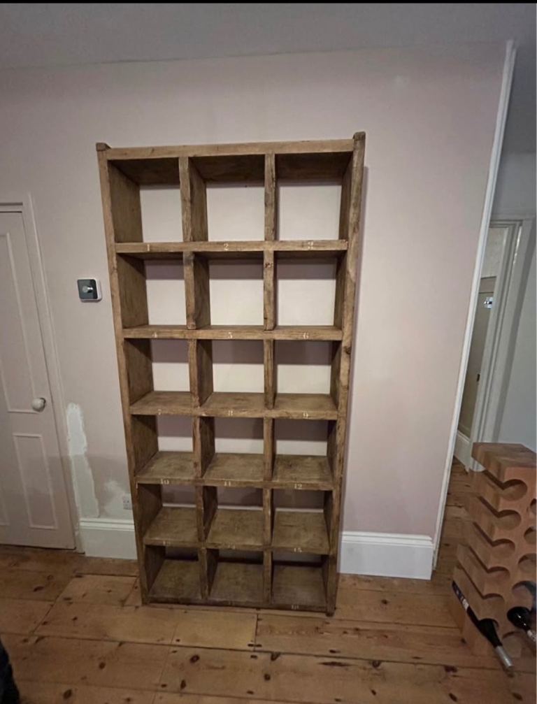 Large solid wooden bookcase 