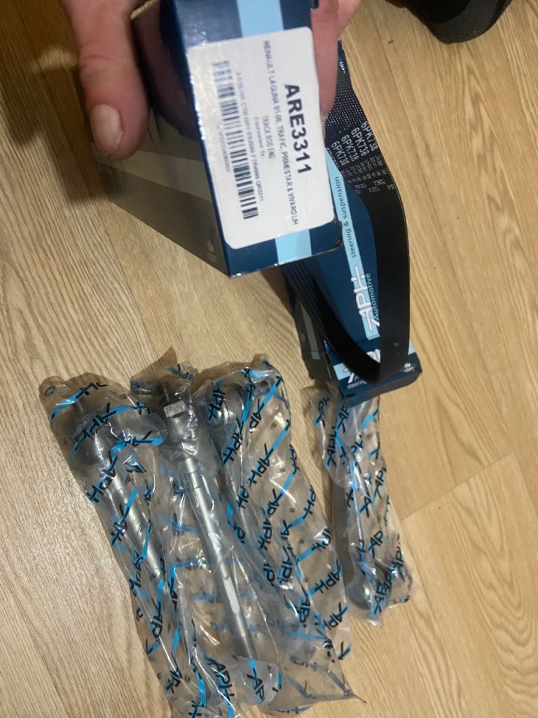 Vauxhall vivaro track rods tie rods aux belt