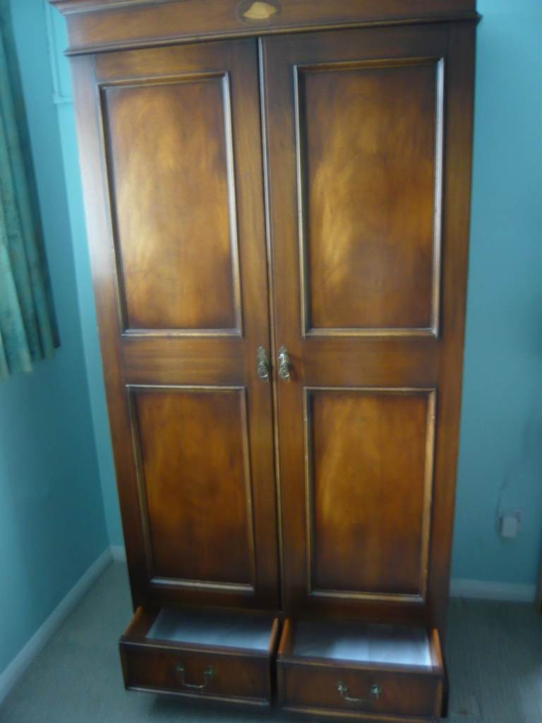 Wooden wardrobe
