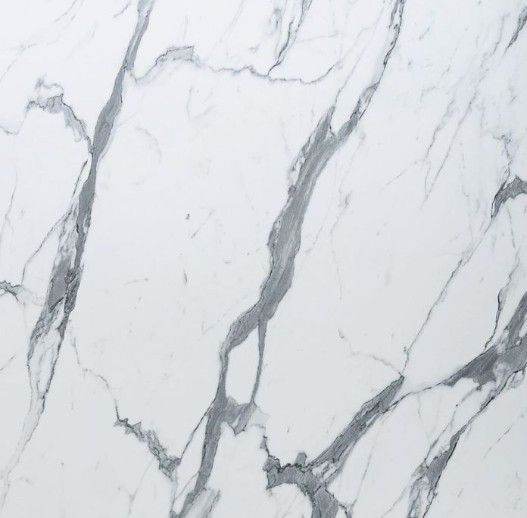 Brand New Bianco Marble Square Edge Shower/Splashback Panel - 2420mm x 1200mm x 11mm