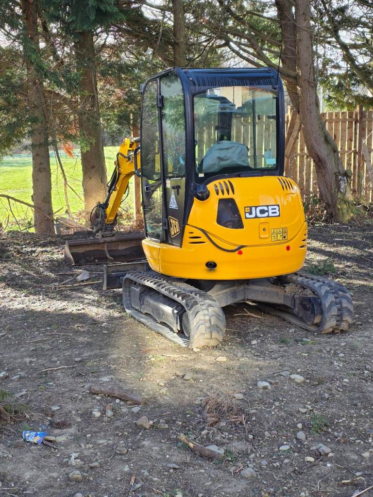 Mini digger for sale.